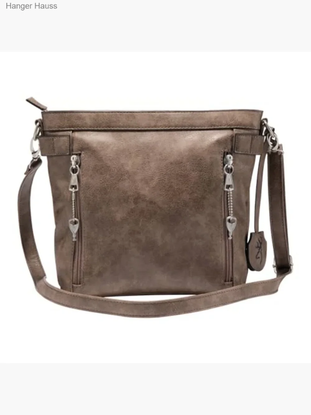 Concealed Carry Hobo Purse, Locking Holster Handbag